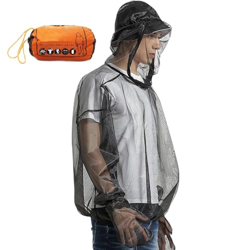 Foway Fliegenkörpernetz,Leichtes Fliegenkostüm | Atmungsaktive Flexible Schutzausrüstung Für Outdoor Camping Angeln Wanderabenteuer Frauen Männer von Foway