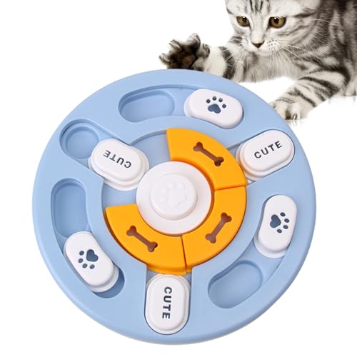 Foway Haustier-Futterspielzeug, Katzenfutternapf, langsamer Futternapf - Lustiger Futternapf für Haustiere - Entwicklungsspielzeug-Futternapf für Kätzchen und Welpen von Foway