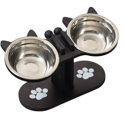 Foway Katzenfutter Und Wassernapf Set,rutschfest Höhenverstellbar Hundenapf Set | Schüssel Zur Verlangsamten Nahrungsaufnahme Für Mehrhaustierhaushalte Senioren Welpen Reisen Innen Außen Foway Katzenfutter Und Wassernapf Set,rutschfest Höhenverstellbar Hundenapf Set | Schüssel Zur Verlangsamten Nahrungsaufnahme Für Mehrhaustierhaushalte Senioren Welpen Reisen Innen Außen von Foway