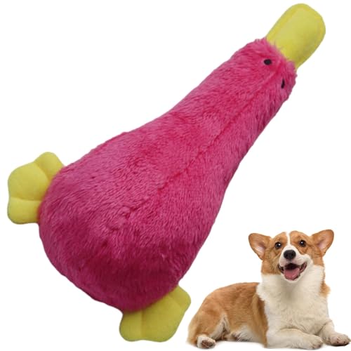 Foway Quietschende Kauspielzeug für Hunde,Kauspielzeug für Hunde Ente - Gefüllte Haustierspielzeug-Ente, interaktive Geschenke | Langlebiges Haustierspielzeug, sicheres Welpenspielzeug zum Spielen, Foway Quietschende Kauspielzeug für Hunde,Kauspielzeug für Hunde Ente - Gefüllte Haustierspielzeug-Ente, interaktive Geschenke | Langlebiges Haustierspielzeug, sicheres Welpenspielzeug zum Spielen, von Foway