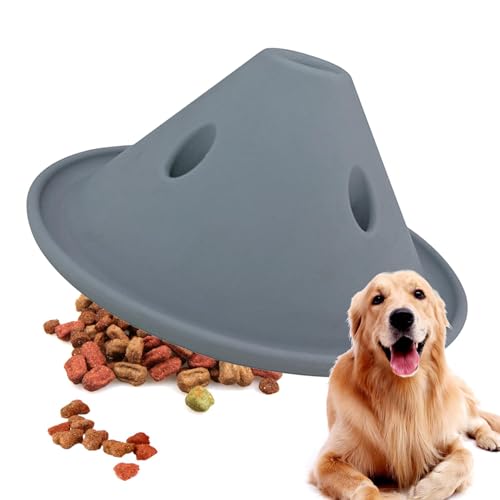 Foway Silikon-Haustier-Langsamfutternapf, Hundenapf-Langsamfutternapf | Interaktive Futternäpfe für Hunde, um das Fressen zu verlangsamen | Silikon-Haustier-Futterspender, interaktive von Foway