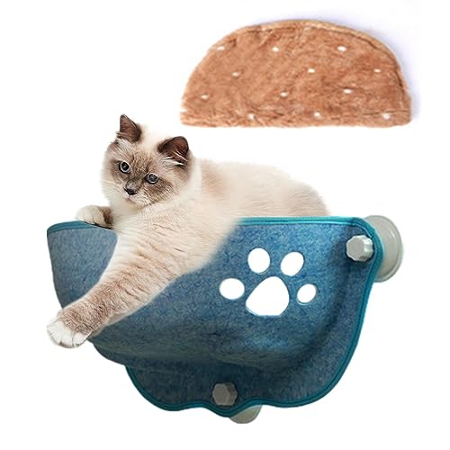 Fensterkatzenbett - Katzenhängematte für Fenster - Hält bis zu 15 kg. Fenstermontiertes Katzenbett, stabile Katzenfensterstange, Katzenfensterbett, Katzenmöbel Fowybe Fensterkatzenbett - Katzenhängematte für Fenster - Hält bis zu 15 kg. Fenstermontiertes Katzenbett, stabile Katzenfensterstange, Katzenfensterbett, Katzenmöbel Fowybe von Fowybe