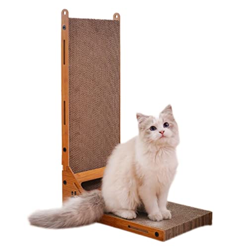 Fowybe 3 Pcs Katzen-Kratzbrett,Cat Scratcher Loungebett aus Pappe | Kratzbaum zum Stressabbau für Katzen und Kätzchen von Fowybe