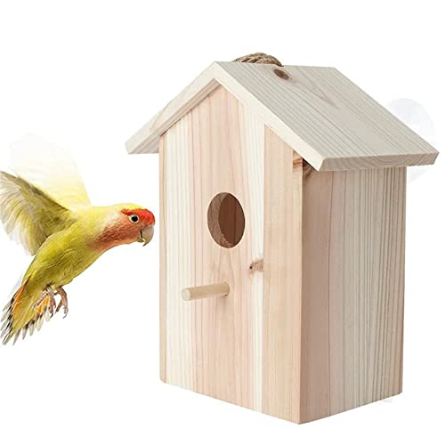 Fowybe Fenster Vogelhaus - Vogelhäuschen Hausfenster Vogelhäuschen - Durchsichtiges Vogelhaus aus Holz im Freien, Vogelnest für einfache Beobachtung, Vogelnest von Fowybe
