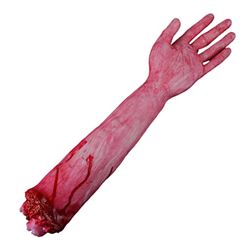 Fowybe Gefälschte gruselige abgetrennte Hand - Gruselige gefälschte blutige, gebrochene, abgetrennte Hand mit realistischem Aussehen,Fake Hand Halloween Bloody Dead Requisiten Spaß für die Party Fowybe Gefälschte gruselige abgetrennte Hand - Gruselige gefälschte blutige, gebrochene, abgetrennte Hand mit realistischem Aussehen,Fake Hand Halloween Bloody Dead Requisiten Spaß für die Party von Fowybe