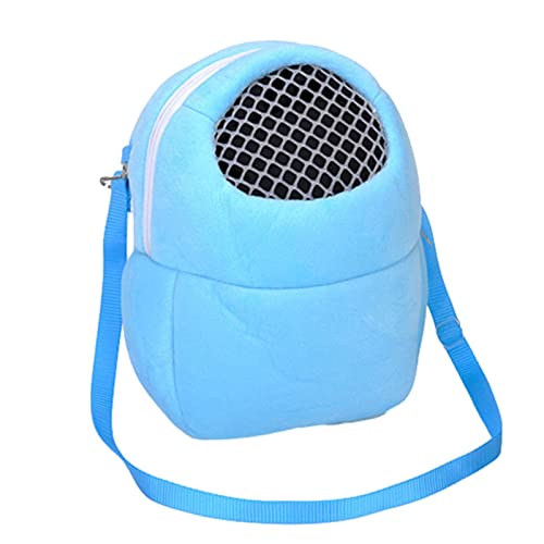 Fowybe Hamster-Rucksackträger | Sommer-Hunderucksack | Rosa Grün Blau Tragbare Tasche Igel Hamster Atmungsaktive Umhängetaschen von Fowybe
