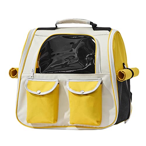 Fowybe Haustiertragerucksack - Atmungsaktiver Rucksack für Haustiere,Komfortable Haustiertragetasche mit Mehreren Taschen für kleine bis mittelgroße Katzen auf Reisen, beim Wandern und beim Camping Fowybe Haustiertragerucksack - Atmungsaktiver Rucksack für Haustiere,Komfortable Haustiertragetasche mit Mehreren Taschen für kleine bis mittelgroße Katzen auf Reisen, beim Wandern und beim Camping von Fowybe