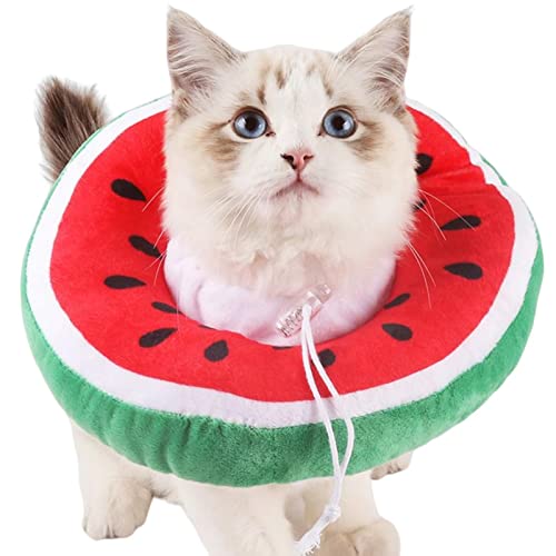 Fowybe Katzen-Kegelhalsband weich - Cute Fruits Neck Cat Cones nach Operationen | Schützende Wundheilung Speziell entwickelte weiche, verstellbare Kegelhalsbänder für Katzen Fowybe Katzen-Kegelhalsband weich - Cute Fruits Neck Cat Cones nach Operationen | Schützende Wundheilung Speziell entwickelte weiche, verstellbare Kegelhalsbänder für Katzen von Fowybe