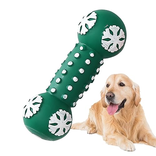 Fowybe Kauspielzeug für Welpen - Quietschendes Hundespielzeug - Bissfestes interaktives Spielzeug für große/mittlere/kleine Rassen, Weihnachtsspielzeug für Haustiere von Fowybe
