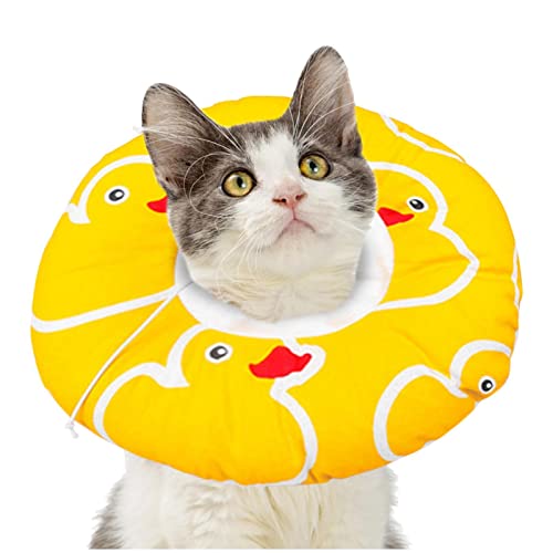 Fowybe Kegelhalsband für Katzen | Verstellbare Erholungshalsbänder für weiche Hunde und Katzen - Full Neck Support Protective Cone After Hurt, niedliche elisabethanische Halsbänder Fowybe Kegelhalsband für Katzen | Verstellbare Erholungshalsbänder für weiche Hunde und Katzen - Full Neck Support Protective Cone After Hurt, niedliche elisabethanische Halsbänder von Fowybe