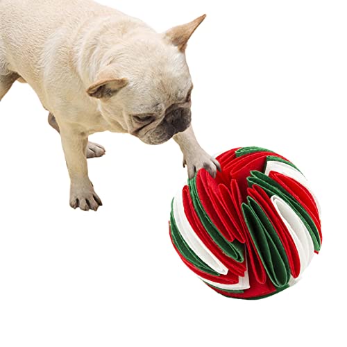 Fowybe Pet Schnüffelball, Schnüffelball für Hunde, Schnüffelmatte Interaktives Hundespielzeug Ball Dog Brain Mental Stimulierendes Puzzlespielzeug für Hunde von Fowybe