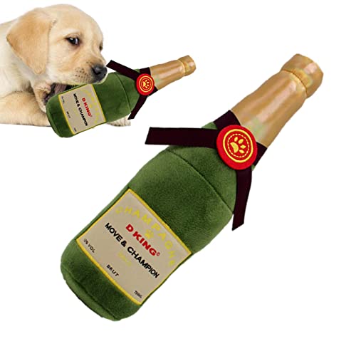 Fowybe Plüsch-Hundespielzeug - Puppy Wasserflasche Spielzeug,Hundekauspielzeug, interessantes Haustierspielzeug, Hundegeburtstagsspielzeug, weich und langlebig, robust und zäh Fowybe Plüsch-Hundespielzeug - Puppy Wasserflasche Spielzeug,Hundekauspielzeug, interessantes Haustierspielzeug, Hundegeburtstagsspielzeug, weich und langlebig, robust und zäh von Fowybe