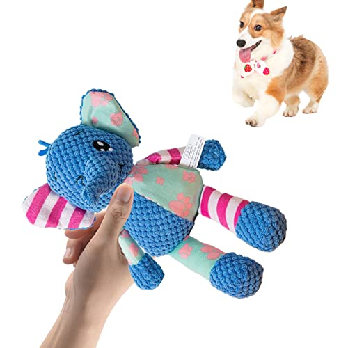 Fowybe Quietschende Spielzeuge für Hunde | Kauspielzeug für Welpen - Dauerhafte gefüllte Plüschtiere Interaktives Plüsch-Haustierspielzeug für kleine und mittelgroße Rassen von Fowybe