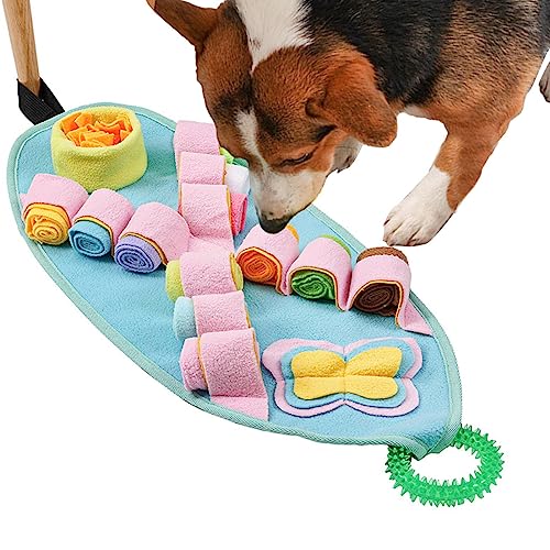 Fowybe Schnüffelmatte für Hunde - Anti-Erstickungs-Futtermatte für Haustiere, interaktiv | Haustiermatte, Nasenarbeit, Futterspiele, verlangsamen das Fressen des Hundes, Graben, Leckerli-Matte Fowybe Schnüffelmatte für Hunde - Anti-Erstickungs-Futtermatte für Haustiere, interaktiv | Haustiermatte, Nasenarbeit, Futterspiele, verlangsamen das Fressen des Hundes, Graben, Leckerli-Matte von Fowybe