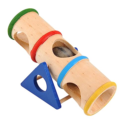 Holzhamsterspielzeug,Hölzerne Mausröhre mit Baumlöchern - Kaukäfig-Zubehör für Zwergmäuse, hohles Rüsselversteck für Kleintiere für Meerschweinchen, Hamster, Kaninchen Fowybe Holzhamsterspielzeug,Hölzerne Mausröhre mit Baumlöchern - Kaukäfig-Zubehör für Zwergmäuse, hohles Rüsselversteck für Kleintiere für Meerschweinchen, Hamster, Kaninchen Fowybe von Fowybe
