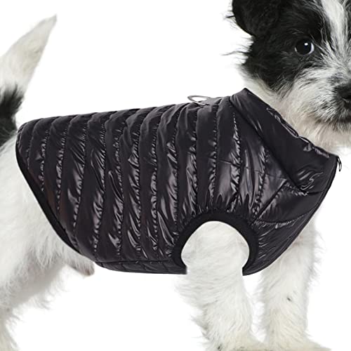 Winter-Hundemantel - Gemütliche, wasserdichte, winddichte, wendbare Winter-Hundejacke | Chihuahua Mops Kleidung Hundejacke Herbst Winter Hundemantel Kleidung Outfit für kleine mittelgroße Hunde Fowybe von Fowybe