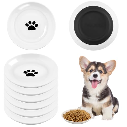 Foydream Hundenapf Keramik, 6 Stück 250 ML Futternapf Hund Erhöht mit Rutschfestem Silikonboden, Hunde Napfset für Kleine Hunde Katzen Ideale per Conservar Foydream Hundenapf Keramik, 6 Stück 250 ML Futternapf Hund Erhöht mit Rutschfestem Silikonboden, Hunde Napfset für Kleine Hunde Katzen Ideale per Conservar von Foydream