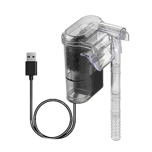 Fozriybefy Aquarienfilter Leise Aquariumfilter Leise Aquariumfilter Einstellbarer Durchflussfilter Außentankfilter Aquarium von Fozriybefy