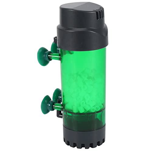 Fozriybefy Aquarium Aquarium Wirbelschicht-Filter Bubble Bio Media Filter mit Luftstein- und Schwammfilter LH-300 von Fozriybefy