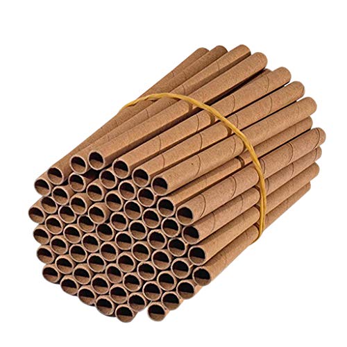 50 Stück Bienenhausröhrchen Nachfüllpapier Tube Liner Karton Bienen Niströhren Haus Garten Bestäuber Geschenk Nest von Fpbiagoq