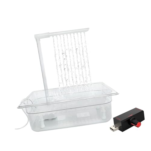 Bird Tub Fun Splashing Automatischer Brunnen für Papageien und kleine Haustiere Duschbox für Kinderwagen Bird Tub Fun Splashing Automatischer Brunnen für Papageien und kleine Haustiere Duschbox für Kinderwagen von Fpbiagoq