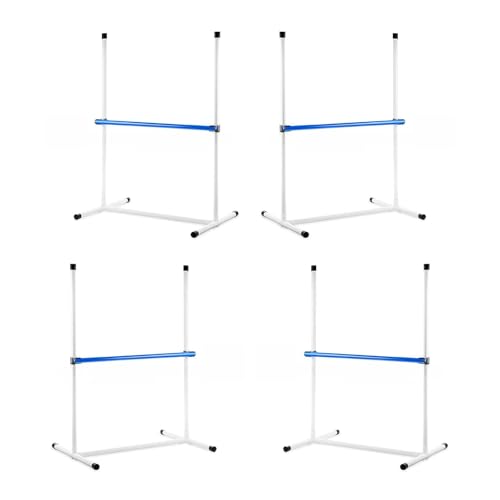 Komplettes Agility-Trainingsgerät für Hunde mit Höhenverstellungsstangen und Tragetasche für aktives Haustier, höhenverstellbare Hindernisse Komplettes Agility-Trainingsgerät für Hunde mit Höhenverstellungsstangen und Tragetasche für aktives Haustier, höhenverstellbare Hindernisse von Fpbiagoq