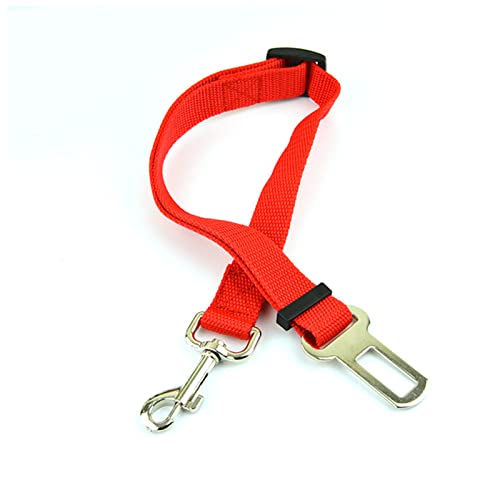 Seil Haustier Haustier Auto Sicherheitsgurt Nylon Haustiere Hundekatze Sitz Bleileine Kabelbaum for Welpen Kätzchen Fahrzeug Sicherheit Leine 65cm Einstellbar Haustierleine Mit (Color : Red, Size : Seil Haustier Haustier Auto Sicherheitsgurt Nylon Haustiere Hundekatze Sitz Bleileine Kabelbaum for Welpen Kätzchen Fahrzeug Sicherheit Leine 65cm Einstellbar Haustierleine Mit (Color : Red, Size : von FrEshn