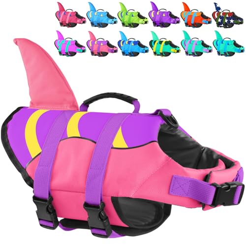 Fragralley Shark Fin Hundeschwimmweste, hoher Auftrieb mit reißfestem Nylon & Polyurethan-Schaum für Schwimmen, Bootfahren und Wassersport im Freien Fragralley Shark Fin Hundeschwimmweste, hoher Auftrieb mit reißfestem Nylon & Polyurethan-Schaum für Schwimmen, Bootfahren und Wassersport im Freien von Fragralley