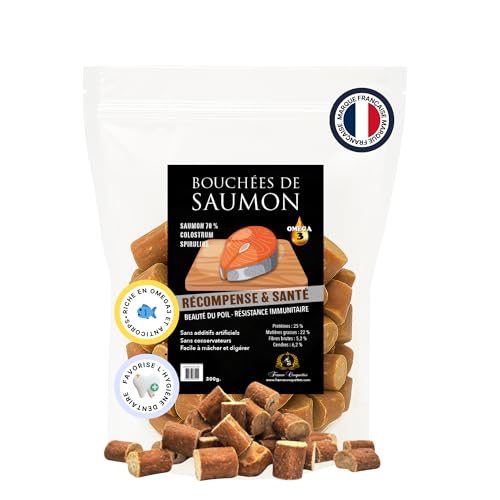 Lachsbissen – Leckerli für Hunde – 300 g von France Croquettes