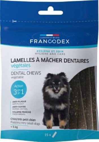 Francodex Snack Igiene Dental Pro Cani Fino a 5 kg, 1 Stück (1 Stück) von Francodex