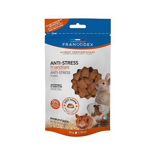 Francodex Anti-Stress Treats Knaagdieren & Kaninchen - 50 g von Francodex