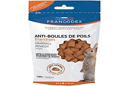 Francodex-Friandises Anti-Borstenentferner für Kaninchen, 50 g, FR-174131 von Francodex