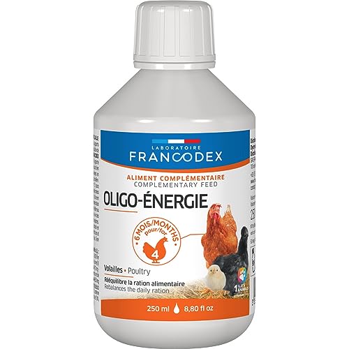 Francodex - Oligo Energie bringt die Futterration Wieder ins Gleichgewicht, 250 ml für Hühner Francodex - Oligo Energie bringt die Futterration Wieder ins Gleichgewicht, 250 ml für Hühner von Francodex