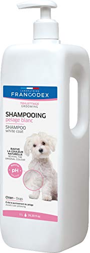 Francodex – Shampoo für Hunde – weißes Fell – 1 Liter von Francodex