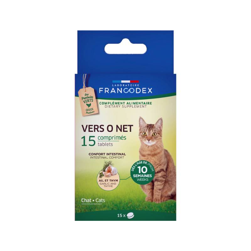 Francodex Vers O Net Tabletten für Katzen - 15 Stück von Francodex