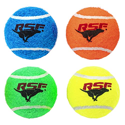 Franklin Pet Supply RSF Squeak Mini 1.75" Tennis Balls - 4 Pack - for Small Dogs - Floats in Water von Franklin Sports