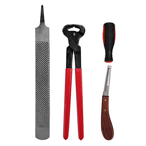 Fransande 4 Teiliges Hufschmiede Werkzeug Set für das Nipper Trimm Schuh Werkzeug für die Pferde Pflege Fransande 4 Teiliges Hufschmiede Werkzeug Set für das Nipper Trimm Schuh Werkzeug für die Pferde Pflege von Fransande