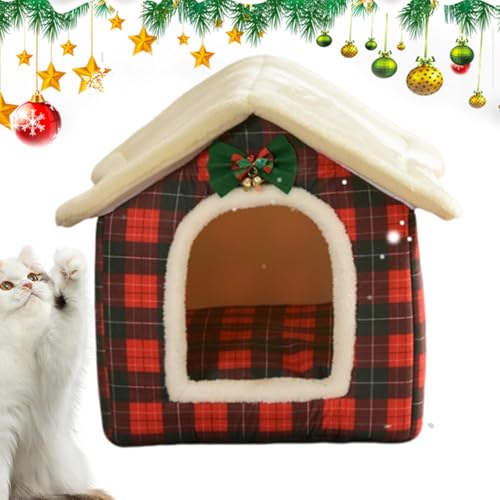 Cat Bed Hideaway Cave | Cozy Pet Cave Enclosed House for Small Animals | Warm Cat Dome Bed for Kittens | Comfortable Indoor Dog House, Winter Sleep and Relaxation Cat Bed Hideaway Cave | Cozy Pet Cave Enclosed House for Small Animals | Warm Cat Dome Bed for Kittens | Comfortable Indoor Dog House, Winter Sleep and Relaxation von Fravsiu
