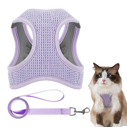Cat Harness, Cat Harness Escape Proof, Cat Harness and LeashSet Escape Proof, Escape Proof Cat Harness Breathable Mesh Step in Harness for Outdoor Walking and Safety Cat Harness, Cat Harness Escape Proof, Cat Harness and LeashSet Escape Proof, Escape Proof Cat Harness Breathable Mesh Step in Harness for Outdoor Walking and Safety von Fravsiu