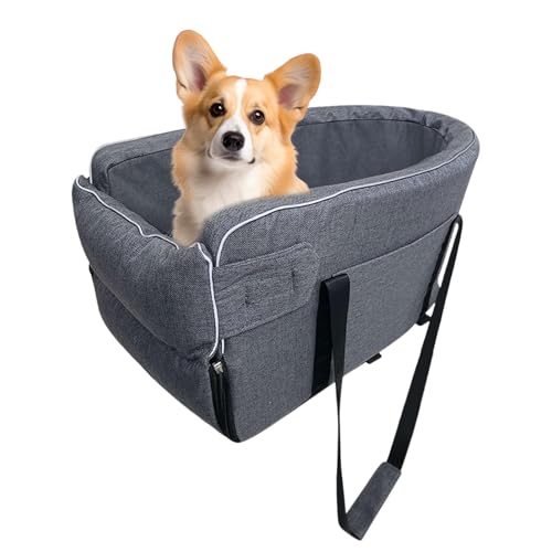Console Dog Car Seat with Adjustable Non-Slip Design | Central Control Pet Seat for Safe Travel | Breathable Travel Carrier & Kennel Bed for Small Dogs | Perfect for Cars, Camping, and Outdoors Console Dog Car Seat with Adjustable Non-Slip Design | Central Control Pet Seat for Safe Travel | Breathable Travel Carrier & Kennel Bed for Small Dogs | Perfect for Cars, Camping, and Outdoors von Fravsiu