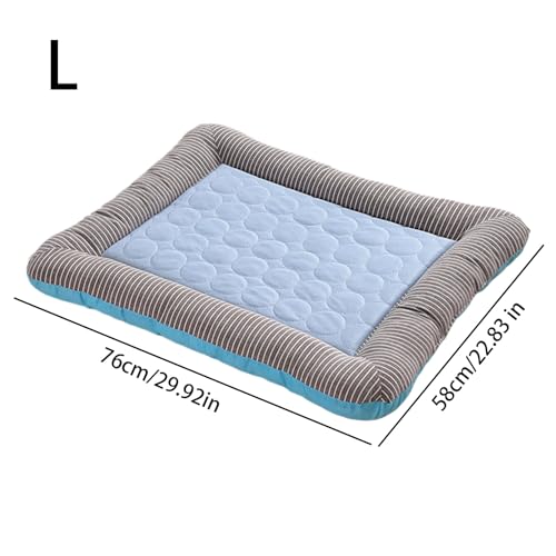 Dog Cooling Mat, Ice Silk Pad, Washable Chill Bed for Medium Pets Cat Rabbit Puppy Hamster, Wear-Resistant Sleeping Cushion Summer Crate Floor Travel Use, 17.72x13.78 Inches Dog Cooling Mat, Ice Silk Pad, Washable Chill Bed for Medium Pets Cat Rabbit Puppy Hamster, Wear-Resistant Sleeping Cushion Summer Crate Floor Travel Use, 17.72x13.78 Inches von Fravsiu