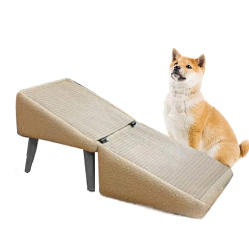 Dog Ramp, zusammenklappbar, Haustier-Step Stool, rutschfestes Oberflächen-Design, multifunktionales Tierkreishalter, Indoor Travel Aid für kleine Haustiere und Katzen, 29,9 x 39,8 x 40,5 cm Dog Ramp, zusammenklappbar, Haustier-Step Stool, rutschfestes Oberflächen-Design, multifunktionales Tierkreishalter, Indoor Travel Aid für kleine Haustiere und Katzen, 29,9 x 39,8 x 40,5 cm von Fravsiu