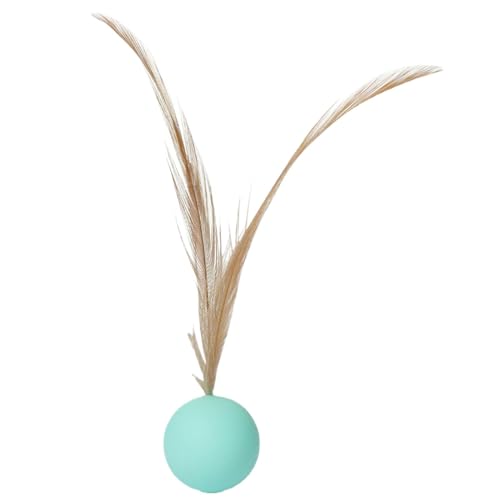 Fravsiu Cat Ball Toy with Feather, Cat Chew Ball Toys, Elastic Bite-Resistant Rubber, Interactive Bouncing Ball, Medium Cat Ball Toy, Durable Cat Chew Toy, Fun Cat Feather Toy, for Medium Cat Fravsiu Cat Ball Toy with Feather, Cat Chew Ball Toys, Elastic Bite-Resistant Rubber, Interactive Bouncing Ball, Medium Cat Ball Toy, Durable Cat Chew Toy, Fun Cat Feather Toy, for Medium Cat von Fravsiu