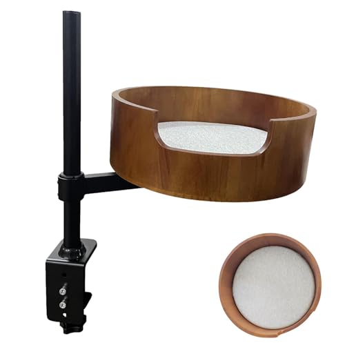 Fravsiu Cat Hammock with Desk Clamp, Adjustable Cat Bed, Space-Saving Cat Bed, Hanging Cat Bed, Creative Round Cat Hammock, Comfortable Cat Bed for Indoor and Outdoor Fravsiu Cat Hammock with Desk Clamp, Adjustable Cat Bed, Space-Saving Cat Bed, Hanging Cat Bed, Creative Round Cat Hammock, Comfortable Cat Bed for Indoor and Outdoor von Fravsiu