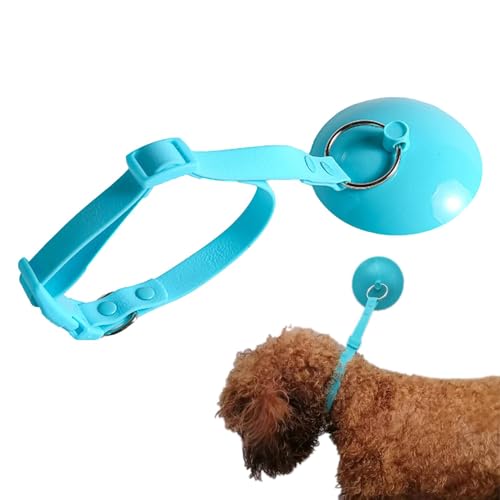 Fravsiu Hundeleine für Hunde, Leine für Haustiere mit Saugnapf, Schlaufe für Hundepflege, verstellbares Halsband, Hundeleine für Haustiere, Badewanneleine Fravsiu Hundeleine für Hunde, Leine für Haustiere mit Saugnapf, Schlaufe für Hundepflege, verstellbares Halsband, Hundeleine für Haustiere, Badewanneleine von Fravsiu