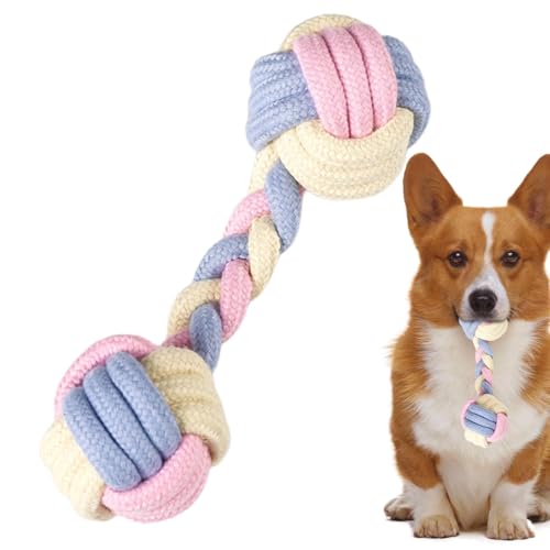 Fravsiu Hundeseilballspielzeug, Hundeseilball - Kauwattebällchen - Baumwoll-Kauknotenball für Welpen, Zahnungs-Kauspielzeug für Welpen, Hundeknotenball-Seilspielzeug für Welpen Fravsiu Hundeseilballspielzeug, Hundeseilball - Kauwattebällchen - Baumwoll-Kauknotenball für Welpen, Zahnungs-Kauspielzeug für Welpen, Hundeknotenball-Seilspielzeug für Welpen von Fravsiu