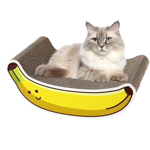 Fravsiu Katzenkratzbrett, Kratzbrett für Katzen, Kratzbrett, Bananen-Zwiebel-Karotten-Katzenkratzer, gewelltes Katzenkratzbrett, einzigartiges Katzenkratzbrett für den Innenbereich Fravsiu Katzenkratzbrett, Kratzbrett für Katzen, Kratzbrett, Bananen-Zwiebel-Karotten-Katzenkratzer, gewelltes Katzenkratzbrett, einzigartiges Katzenkratzbrett für den Innenbereich von Fravsiu
