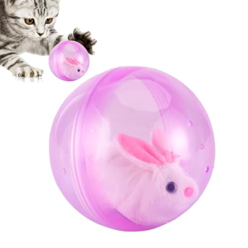 Fravsiu Katzenspielzeug mit selbstdrehendem Ball, Hundespielzeug mit rollendem Ball - Elektrisches Hamsterspielzeug - Hamsterbälle Interaktives Spielzeug für Fravsiu Katzenspielzeug mit selbstdrehendem Ball, Hundespielzeug mit rollendem Ball - Elektrisches Hamsterspielzeug - Hamsterbälle Interaktives Spielzeug für von Fravsiu