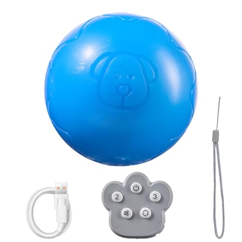 Fravsiu Moving Ball für Hunde, elektronisches Hundespielzeug, interaktives Hundespielzeug, Bouncing Dog Toy mit Sound, Light Up Dog Toy, interaktives elektronisches Hundespielzeug mit Bouncing Action Fravsiu Moving Ball für Hunde, elektronisches Hundespielzeug, interaktives Hundespielzeug, Bouncing Dog Toy mit Sound, Light Up Dog Toy, interaktives elektronisches Hundespielzeug mit Bouncing Action von Fravsiu