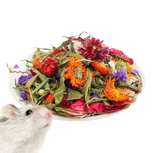 Fravsiu Natural Dried Flower Bedding, Gerbil Bedding with Flowers, Small Animal Habitat Decor, Odor Control Hamster Bedding, Small Animal Enclosure Flowers for Rabbits Gerbils or Other Small Animal Fravsiu Natural Dried Flower Bedding, Gerbil Bedding with Flowers, Small Animal Habitat Decor, Odor Control Hamster Bedding, Small Animal Enclosure Flowers for Rabbits Gerbils or Other Small Animal von Fravsiu